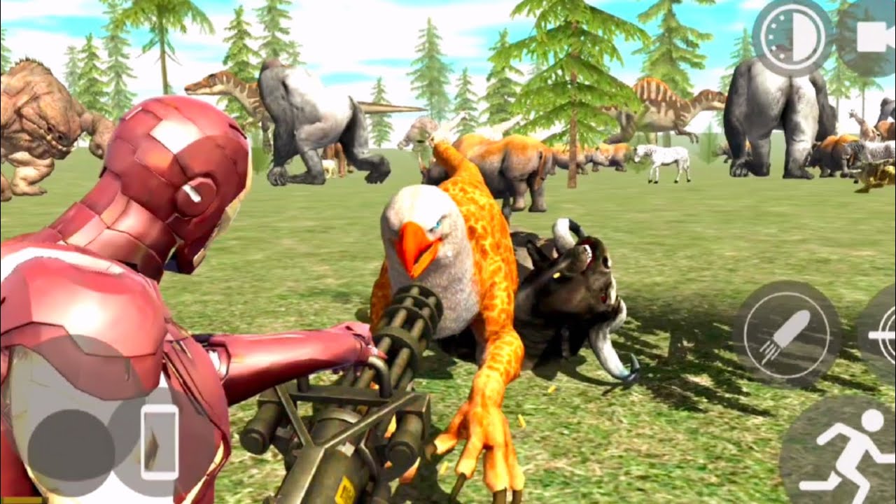 Iron Man Ban Ke Sab Janwaron Ko Mara Indian Bike 3D #Indianbike3D #junglefight #gaming 