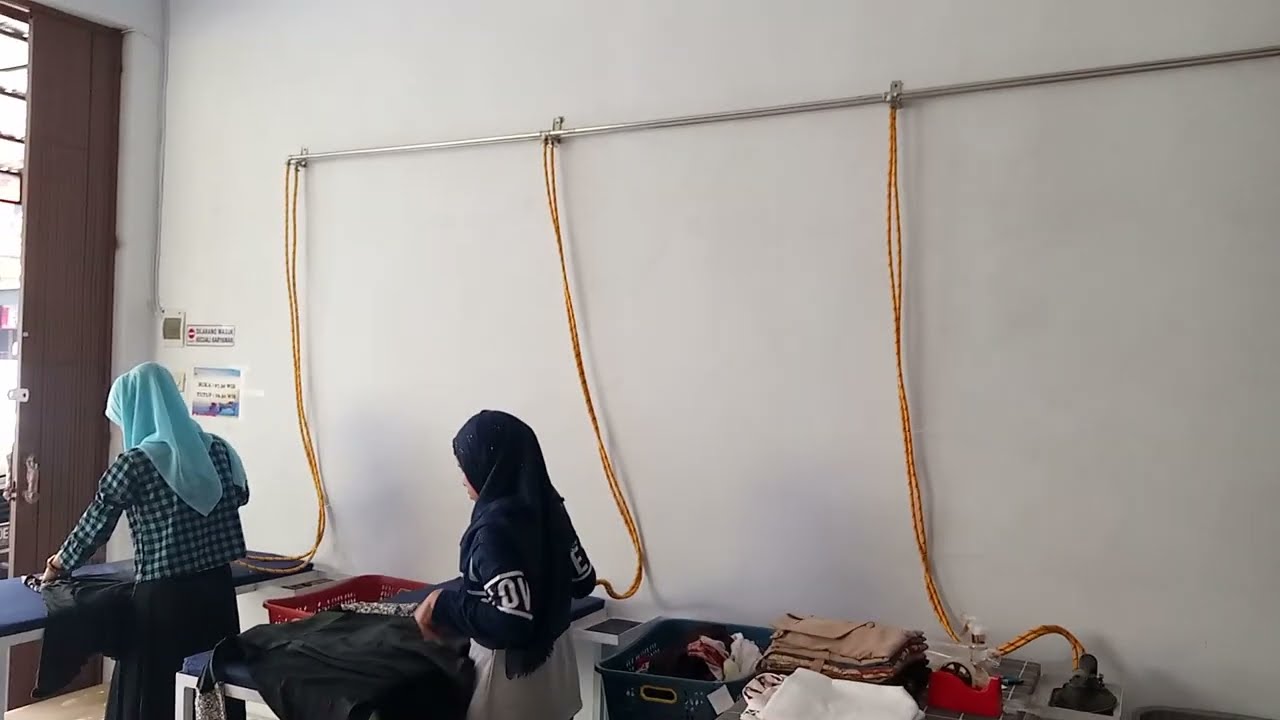 instalasi setrika uap sebagai daya tarik