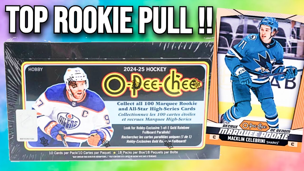 GREAT VALUE !! 2024-25 Upper Deck O-Pee-Chee Hockey Hobby Box Opening !!