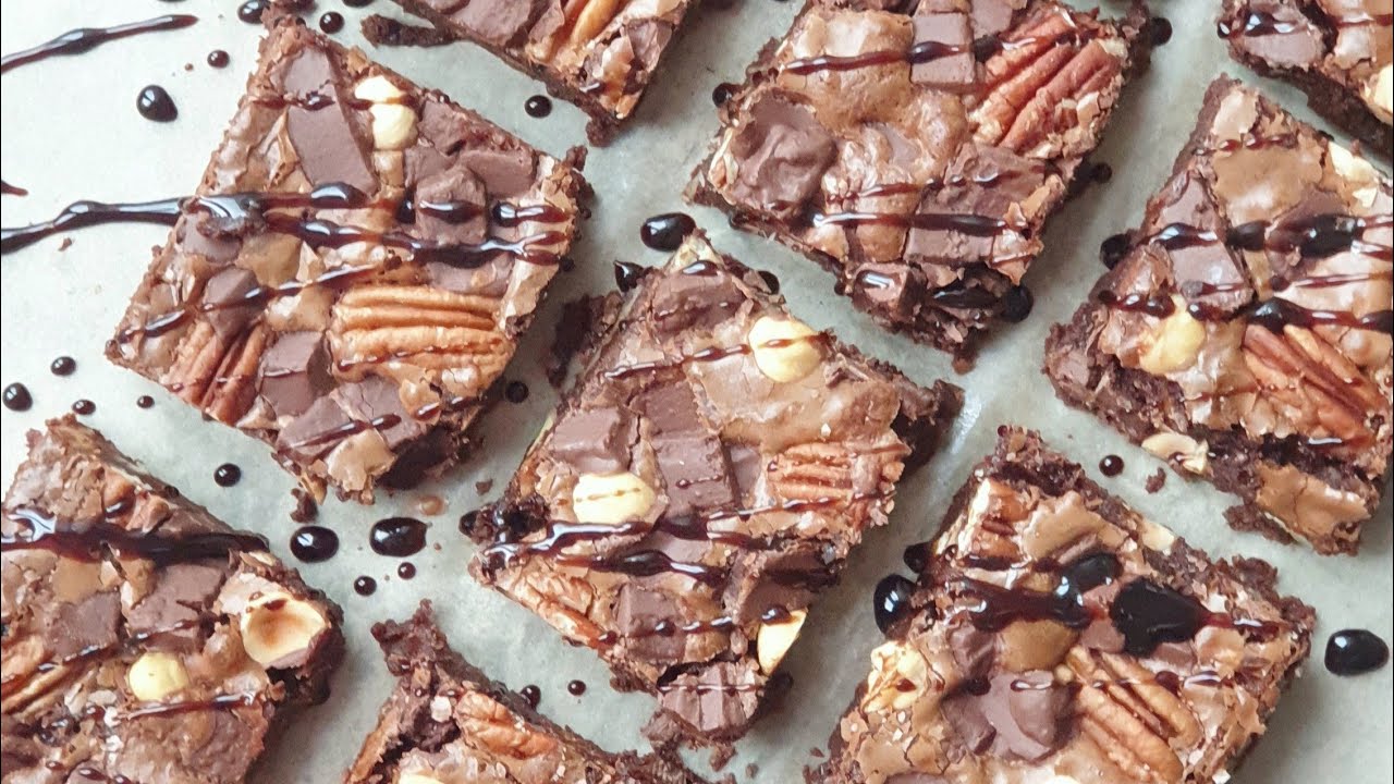 BROWNIES NOIX DE PÉCAN NOISETTES 🍫