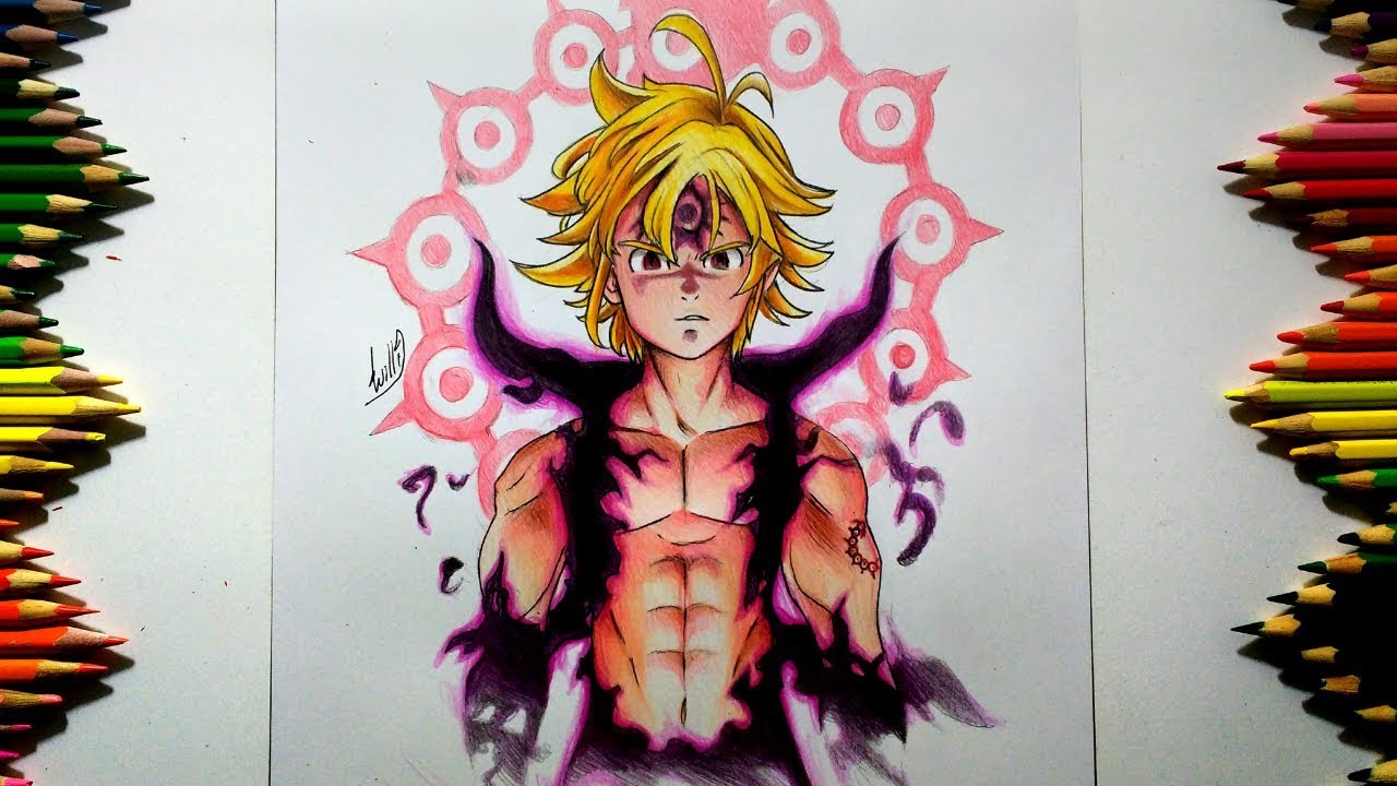 Drawing - Meliodas Assault mode ( Nanatsu no taizai / The seven deadly Sins ) [ 七つの大罪 ]