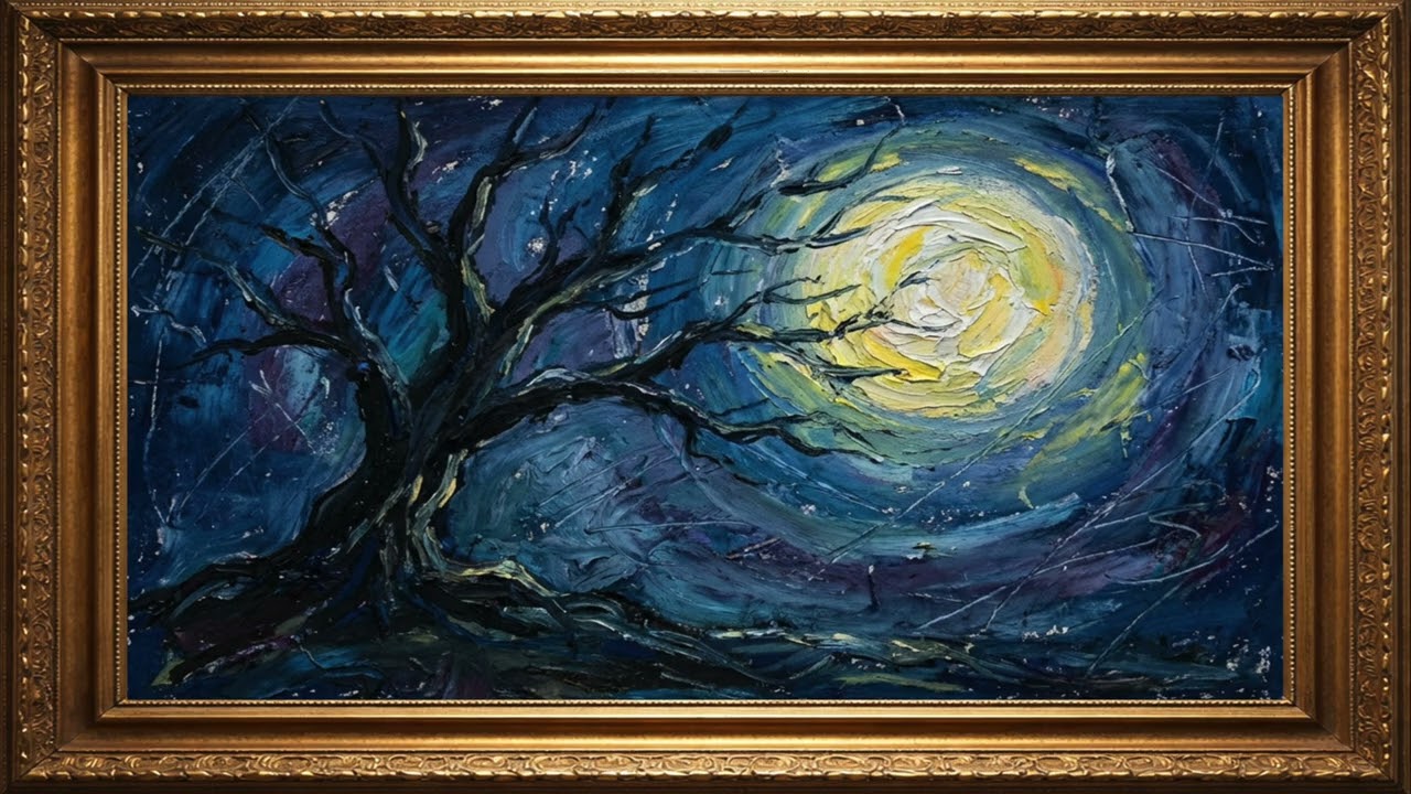 Moonlit Whispers | 4K Mystical Night Frame TV Art Display