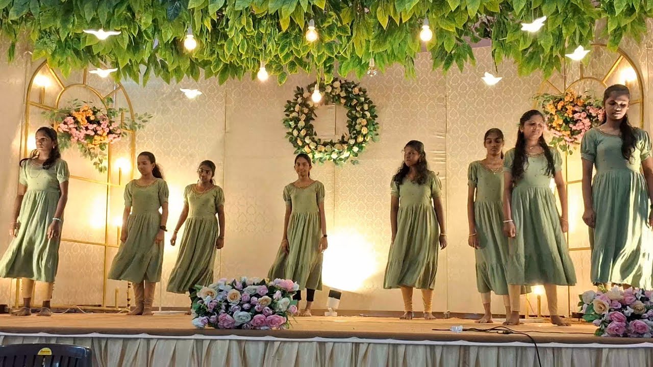 Tamil christian remix dance||Intermediate,senior girls||Sunday School Anniversary 28-12-2025 