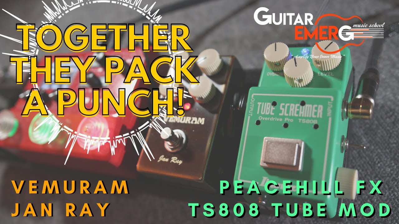 PeaceHillFX TS808 Tube Mod + Vemuram Jan Ray (Do They Pair Well Together?)