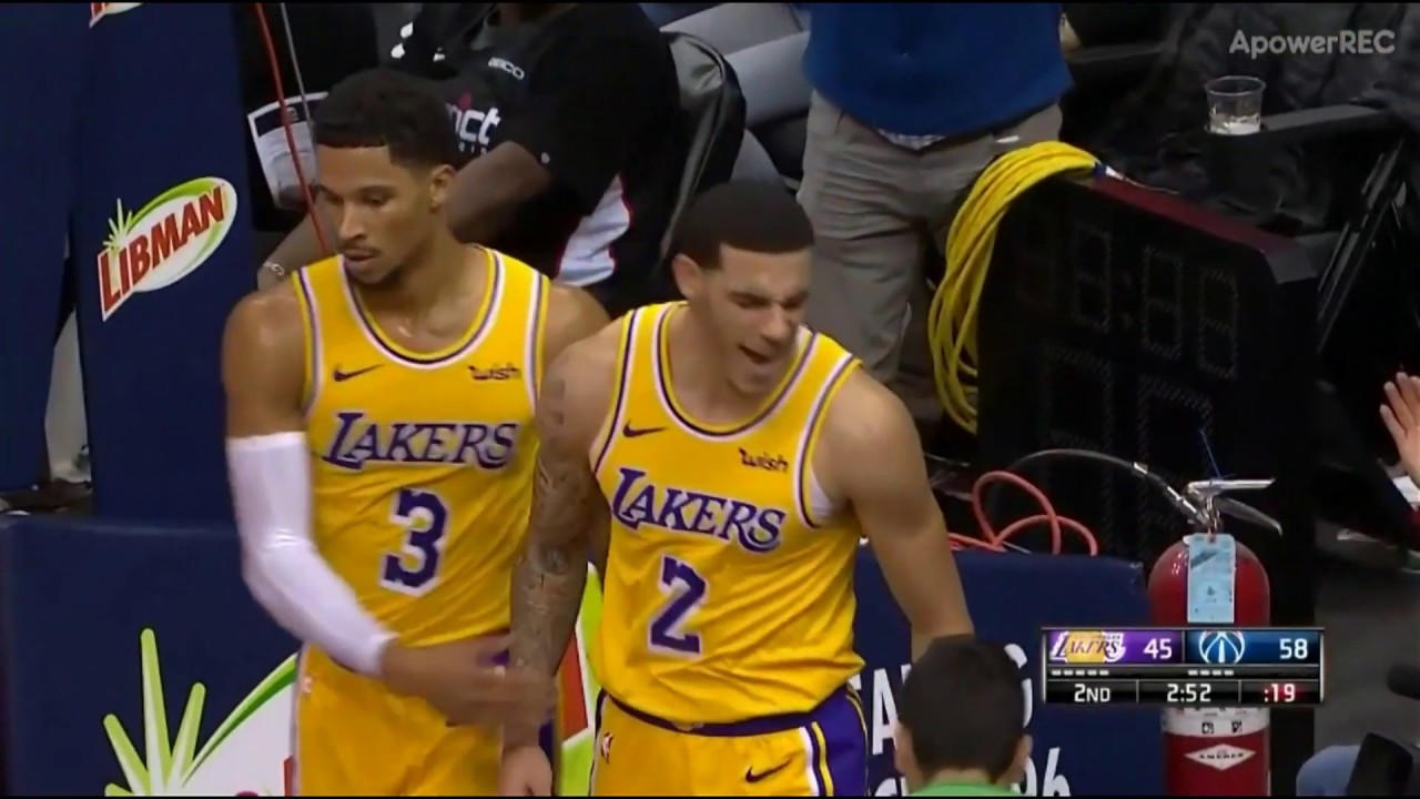Foul or Block? John Wall blocks Lonzo Ball | Lakers vs Wizards 2018.12.16 NBA Season