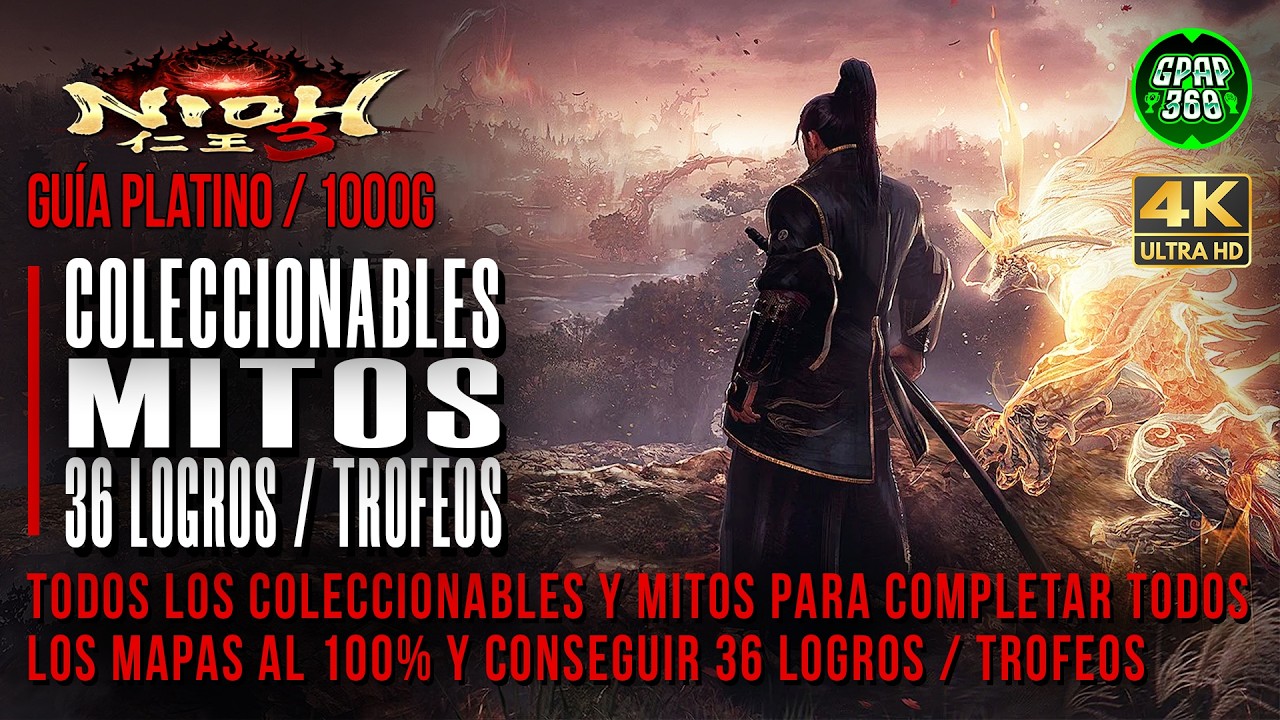 Nioh 3 | Guía de TODOS los Coleccionables, Mitos y 36 Logros / Trofeos (Guía Platino / 1000g)