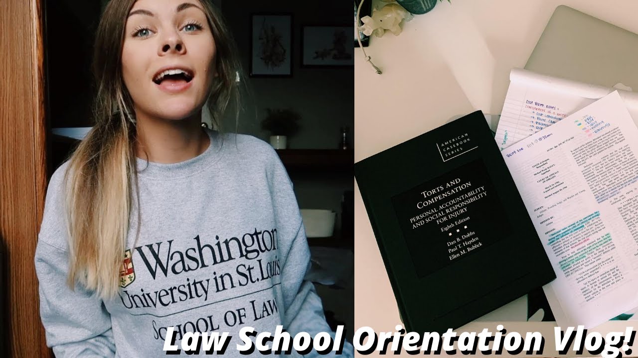 HOW TO BE A LAW STUDENT!! | Law School Orientation Vlog