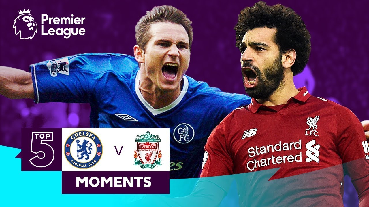 Chelsea v Liverpool | Top 5 Premier League Moments | Salah, Torres, Lampard
