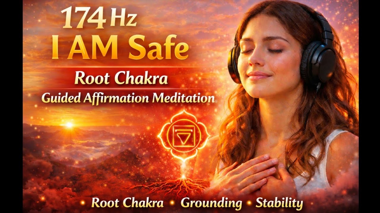 I Am Safe | Nervous System Reset & Root Chakra Healing | 174 Hz Meditation