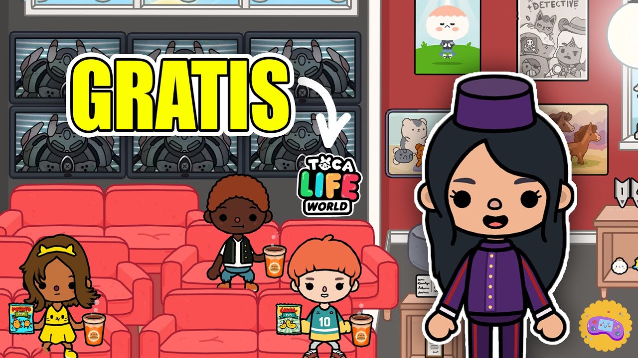 Crea un CINE GRATIS en Toca Life 🎞️