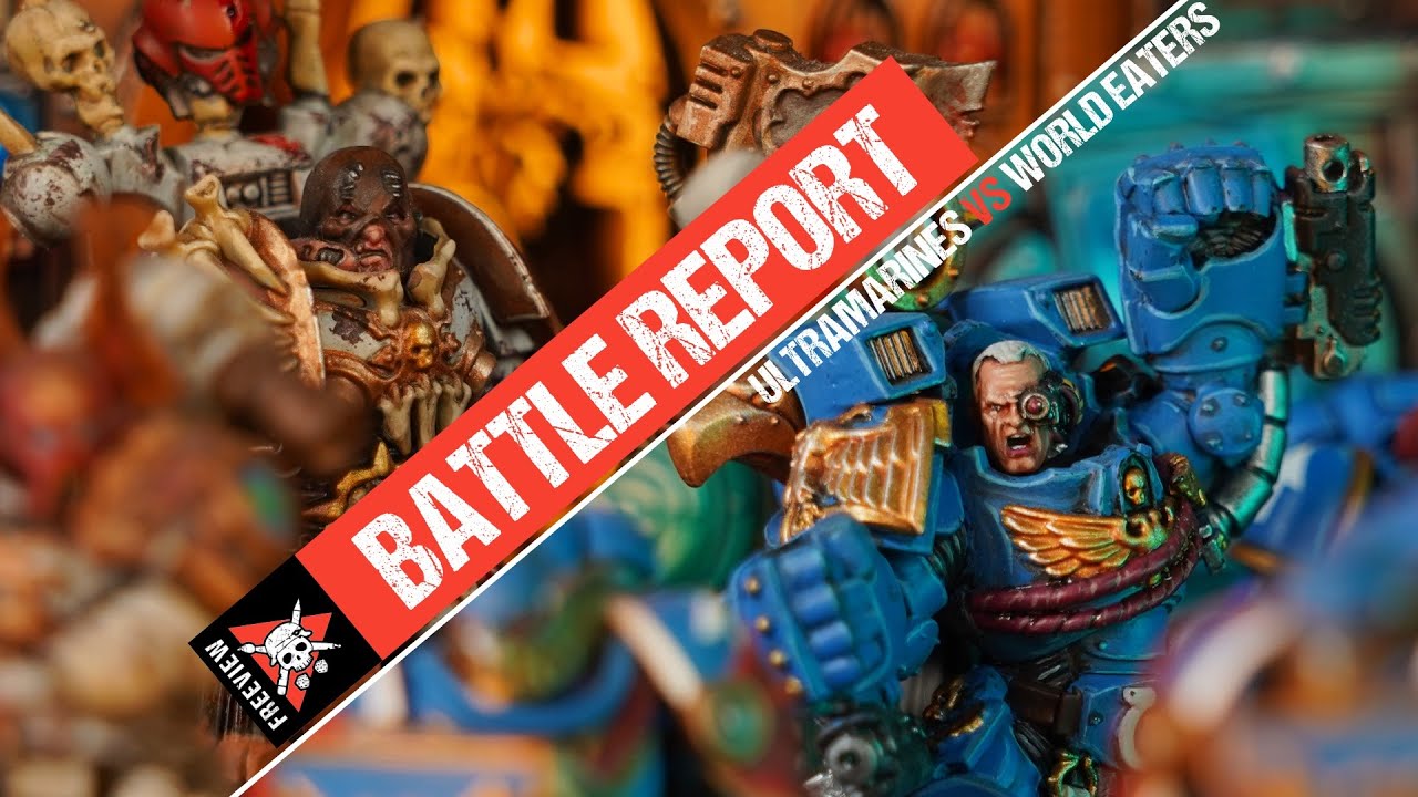 *NEW STUDIO!!* Ultramarines vs World Eaters | Warhammer 40,000 Boarding Actions Battle Report
