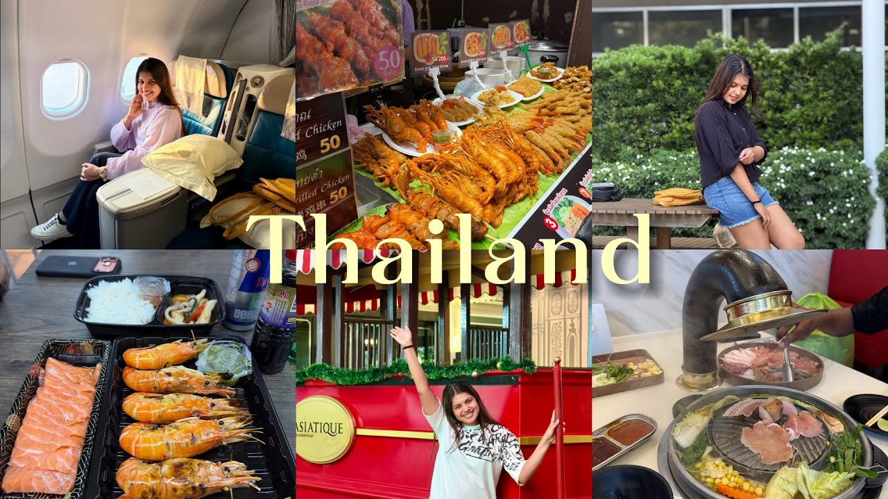 Thailand 🇹🇭 | සිංහල Vlog | Asiatique 🦋| Chocolate Ville 💚| StreetFood 🍣