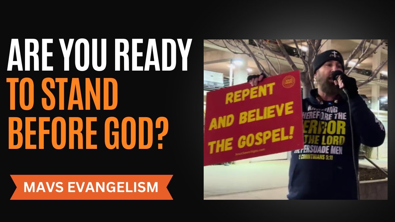 Are You Ready To Stand Before God? - Thu Night Mavs Game Evangelism