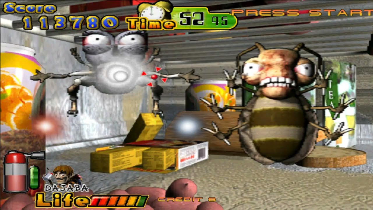 BUG BUSTERS PC ARCADE - 2000 - STORY MODE 1-4  2024 UK ARCADES 4K UHQ GAMEPLAY