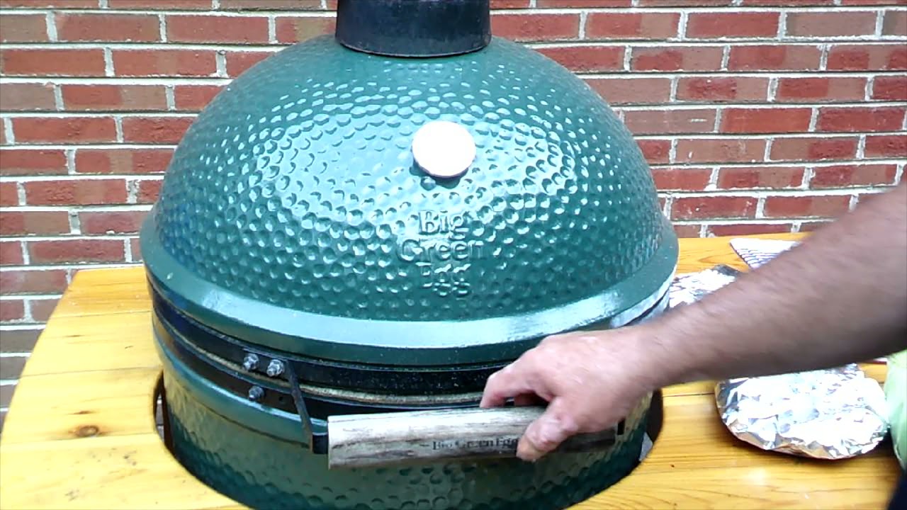 grilled vegetables on the BGE