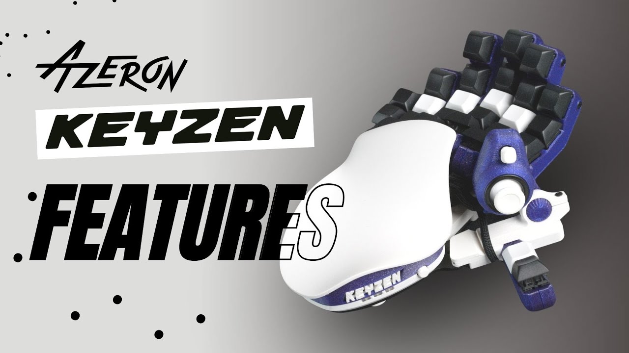 NEW! Azeron Keyzen Gaming Keypad Features #azeron #keyzen #mechanicalkeyboard