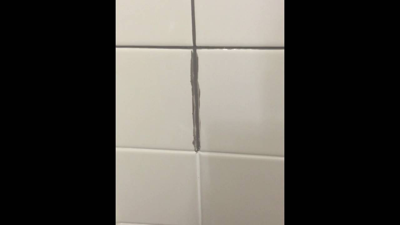 DIY Painted Tile Grout