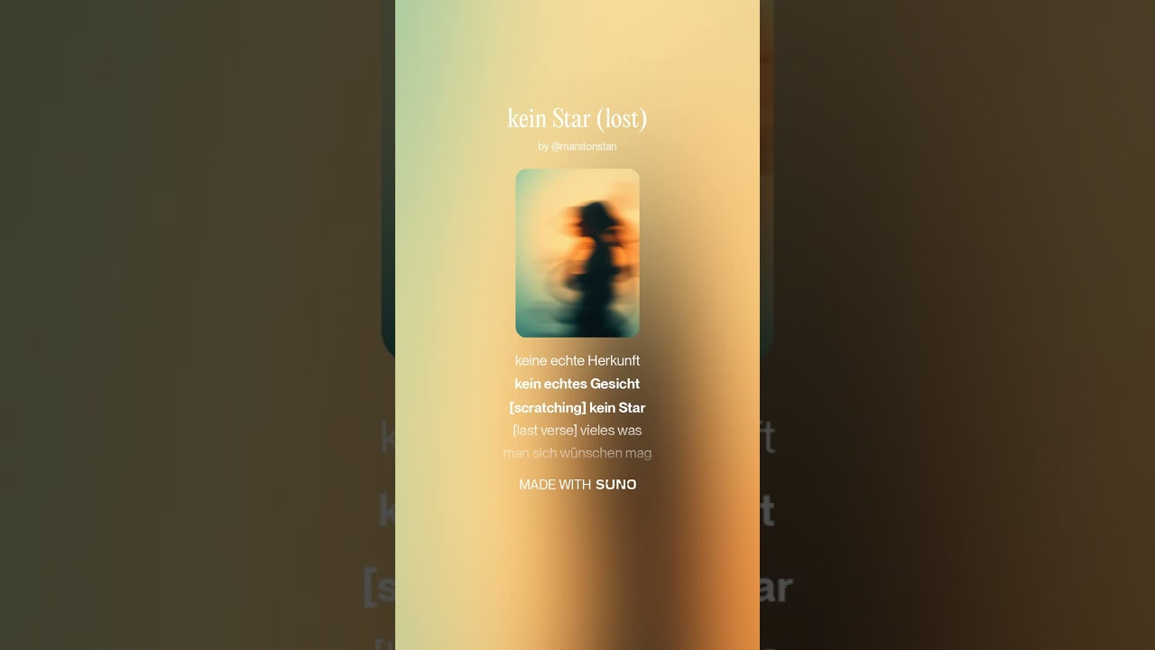 kein Star (lost)