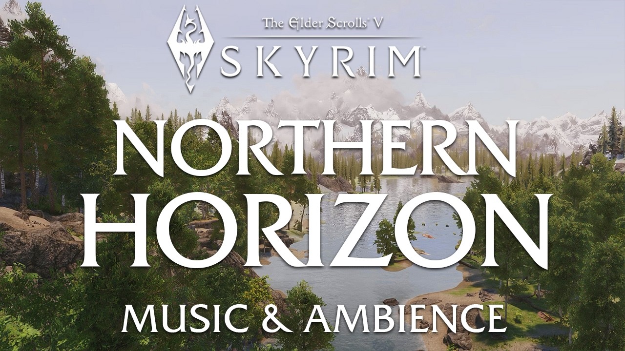 Northern Horizon | Peaceful Skyrim Music & Ambience