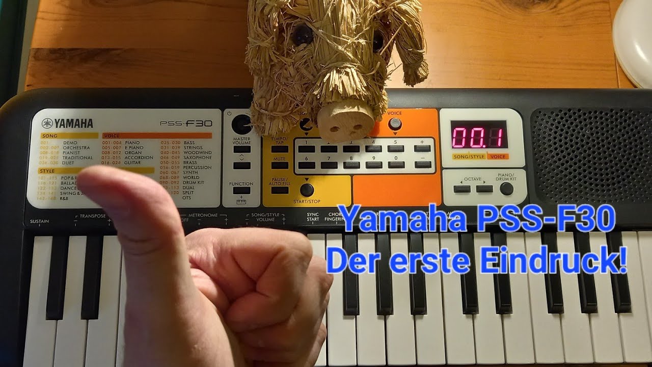 Rolf Hacker - Yamaha PSS-F30 - Der erste Eindruck