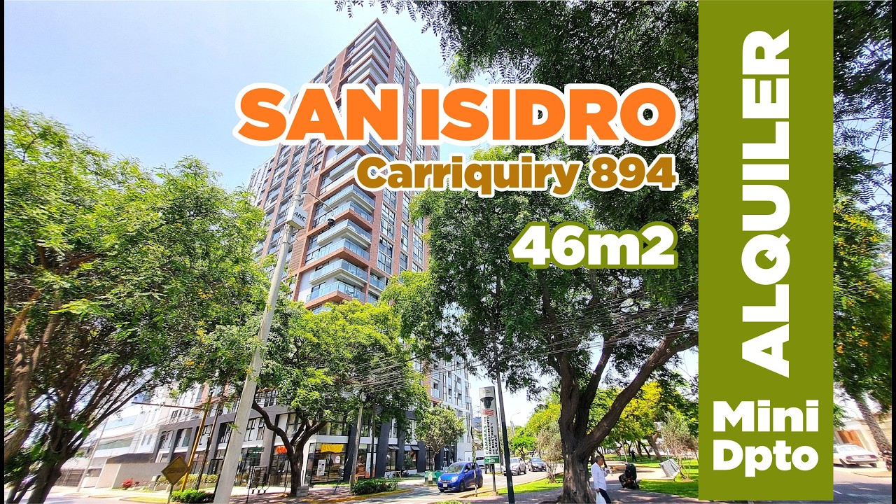 Alquiler de moderno departamento amoblado en San Isidro | Vista panorámica – Edificio Carriquiry 894