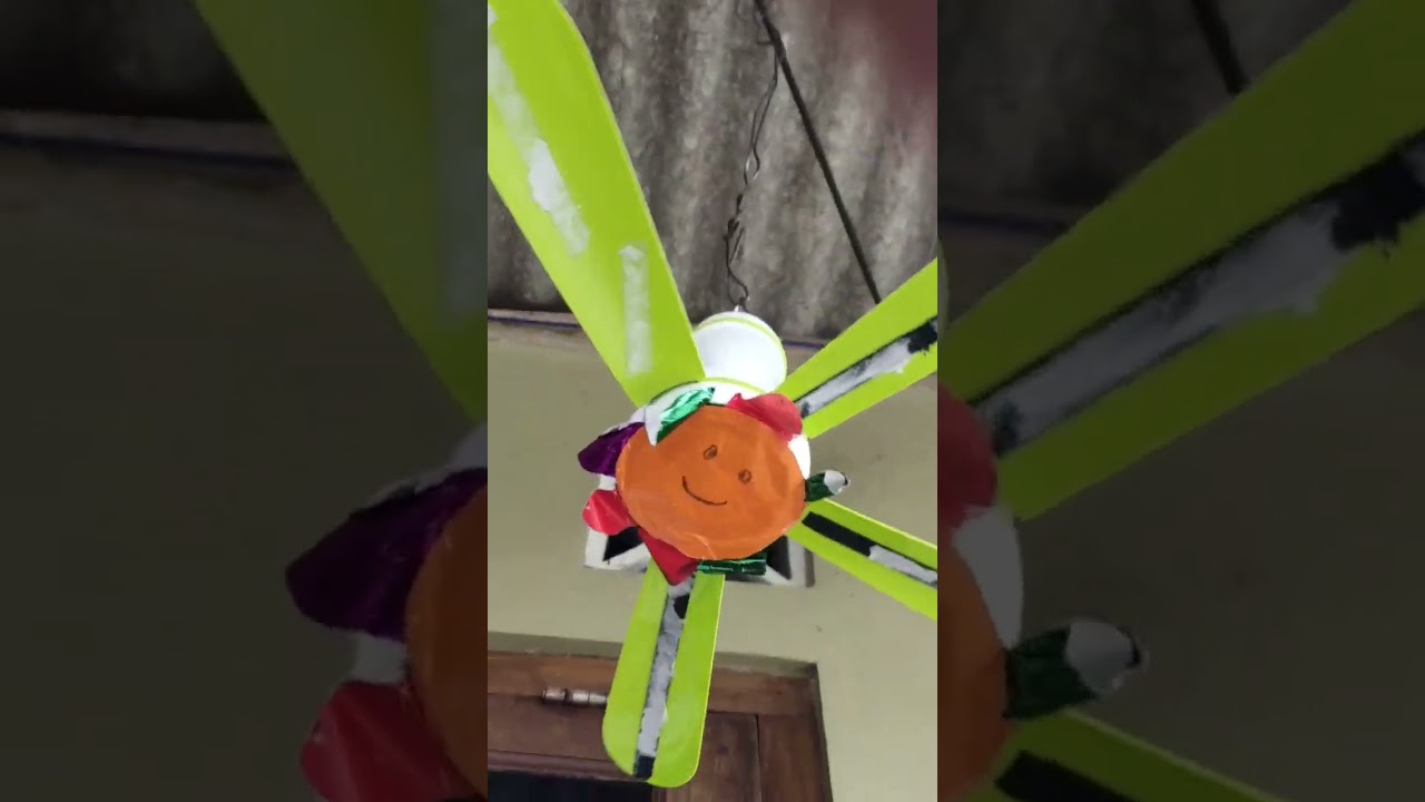 ceiling fan green flowers #kipasangin #shorts #youtubeshorts #ceiling