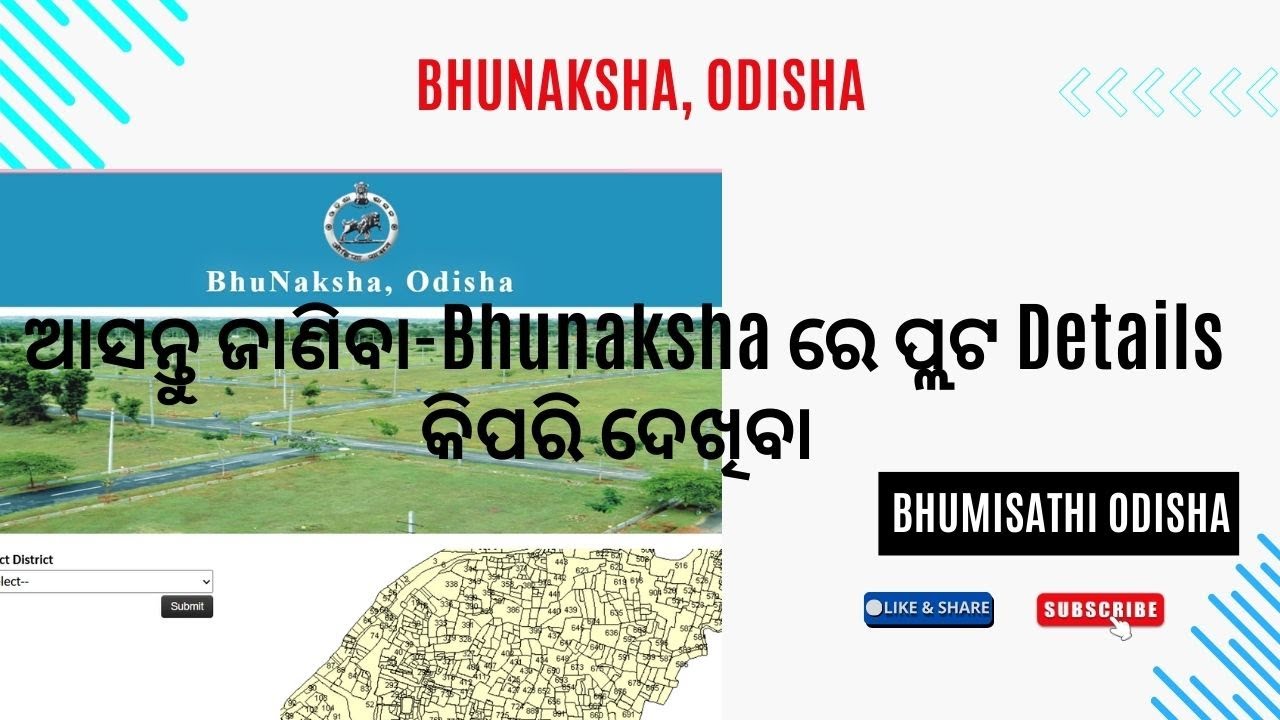 How to use Bhunaksha odisha to know plot details?| Bhunaksha odisha