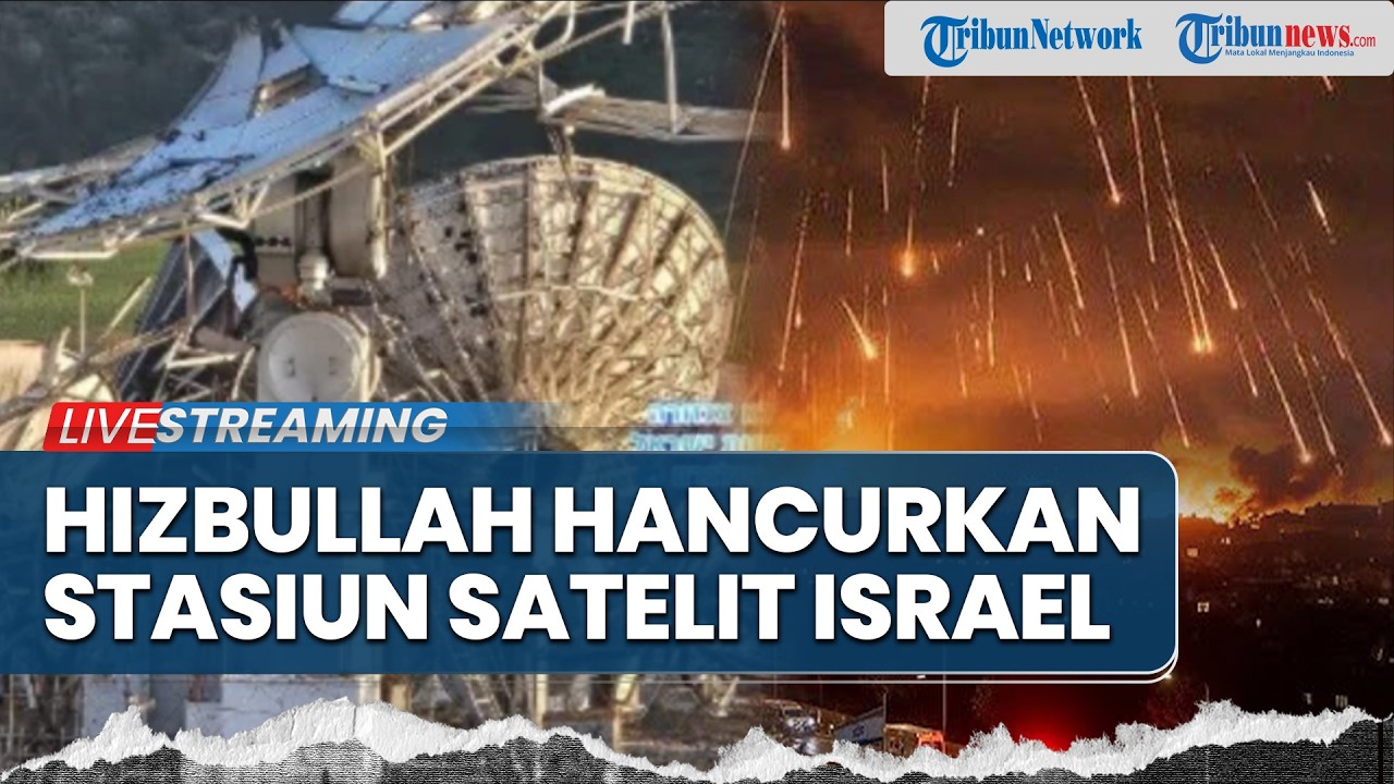 🔴Stasiun Satelit Israel di Bet Shemesh Diserang Hizbullah, Sistem Komunikasi Terganggu