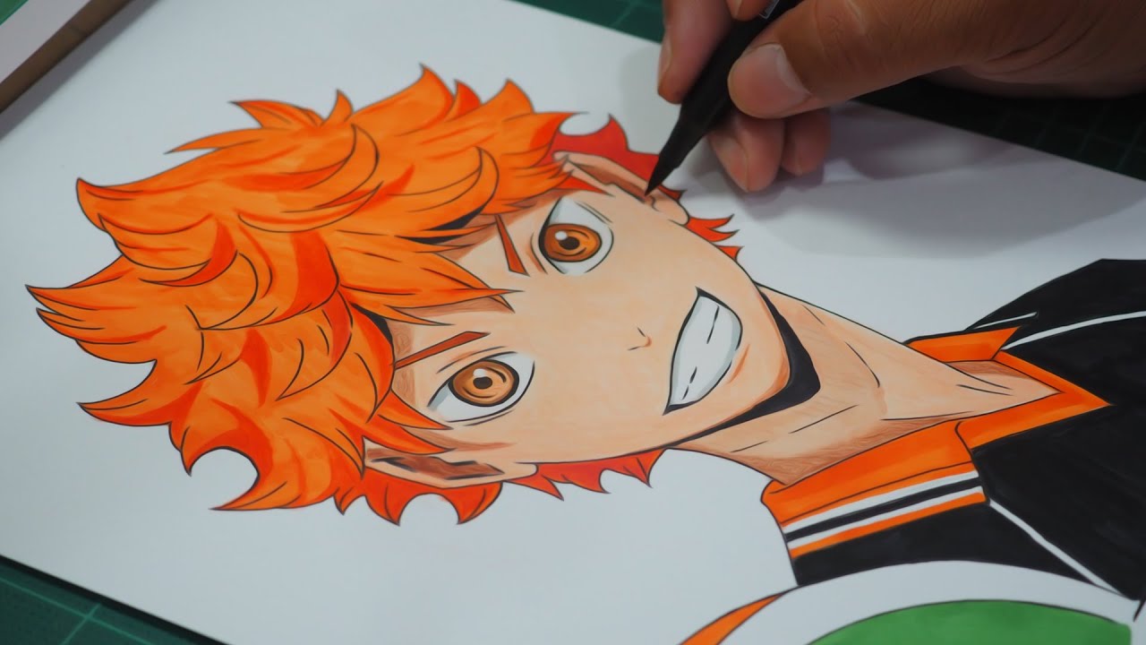 How To Draw Hinata Shoyo | Step By Step | Haikyuu!