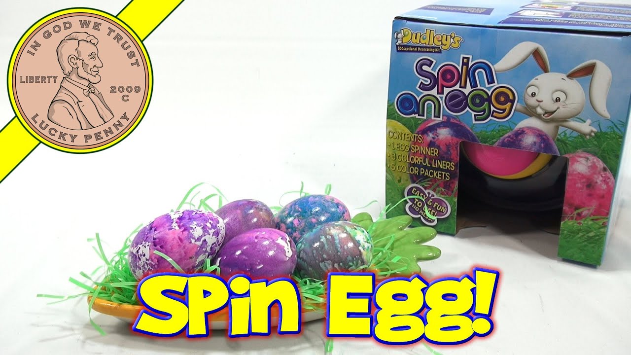 Набор для украшения яиц Dudley's EGGceptional, Spin An Egg — пасхальная серия 2014 года