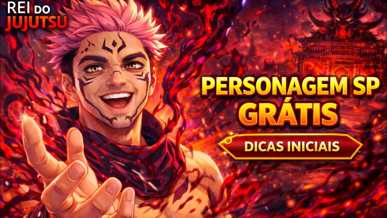 REI DO JUJUTSU MOBILE: Como pegar seu Personagem SP DE GRAÇA! (Guia Iniciante)