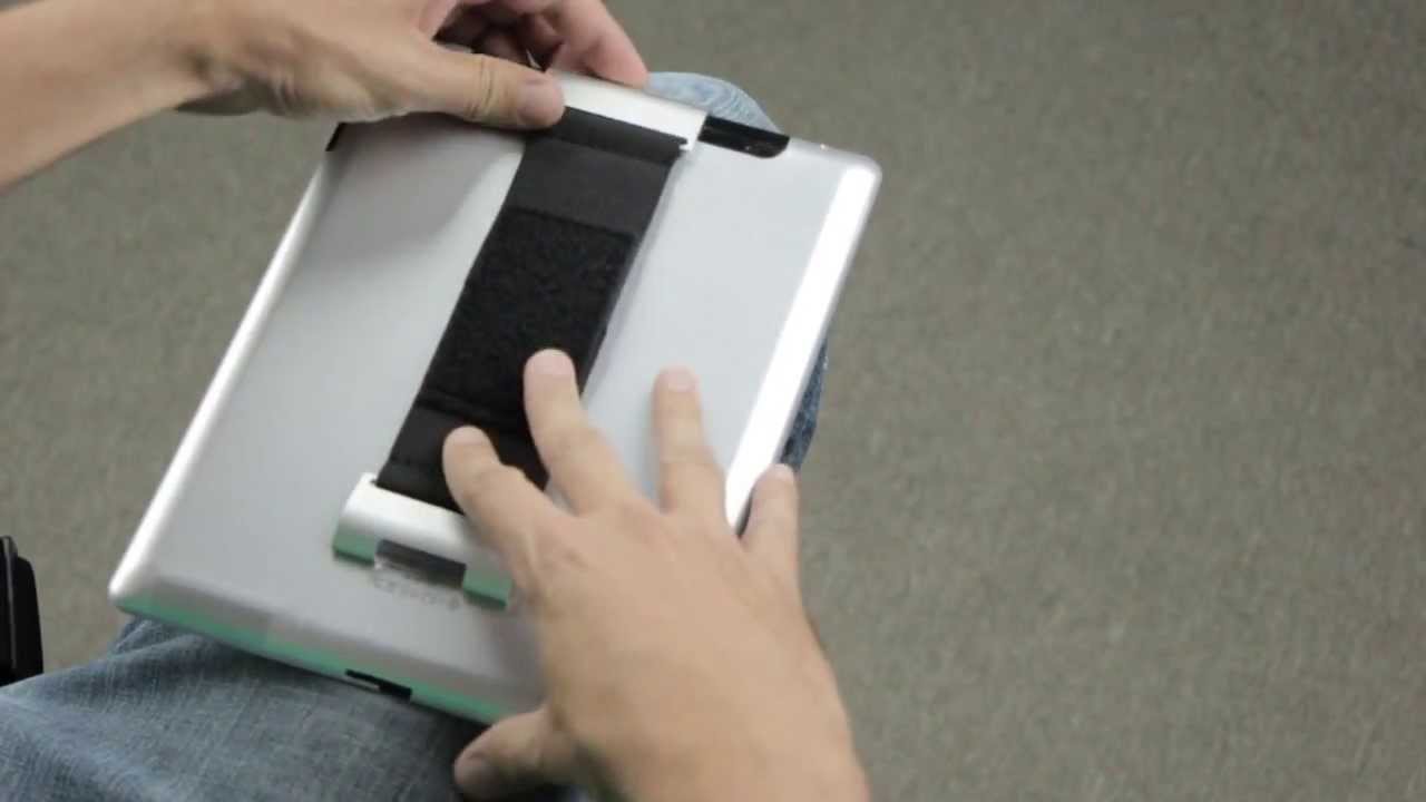 AppStrap Pilot Kneeboard for iPad with thin case