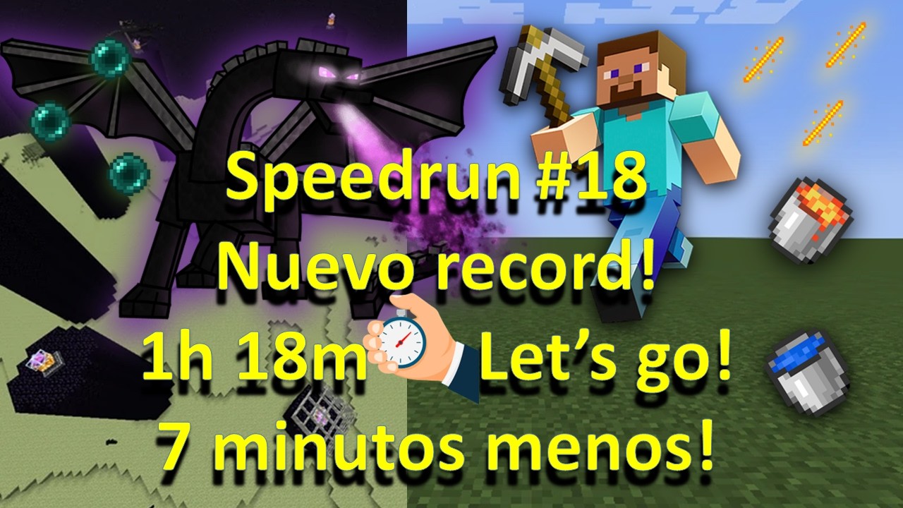 Minecraft | Speedrun #18 | New Record (1h 18m)