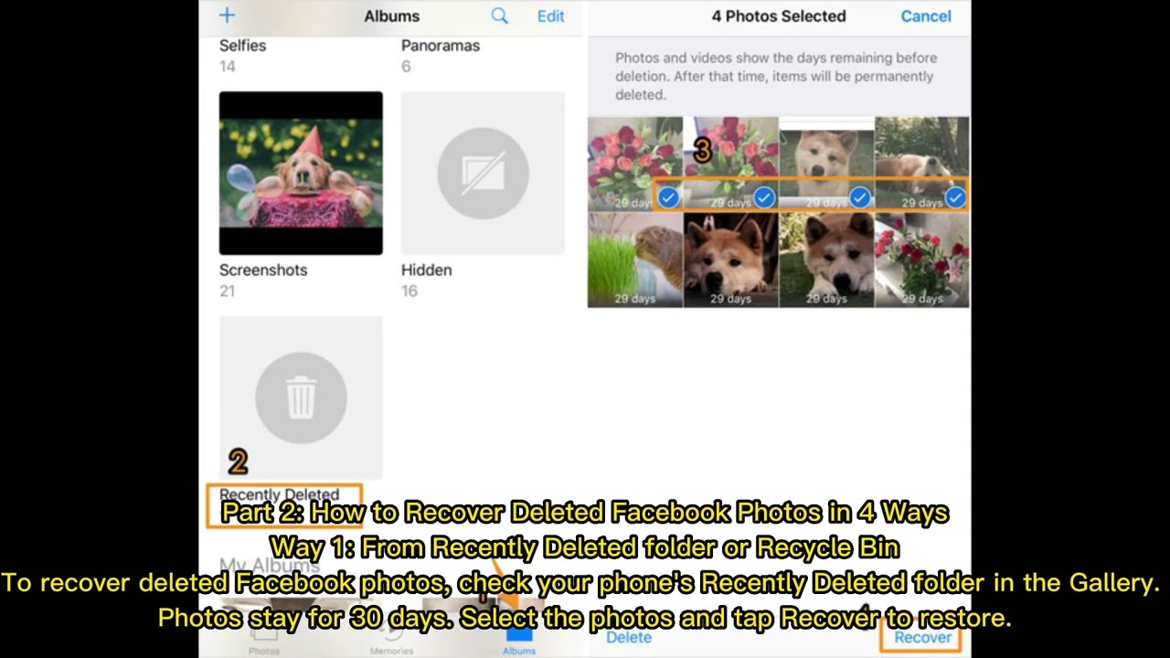 How to Recover Deleted Photos on Facebook? 4 Proven Ways