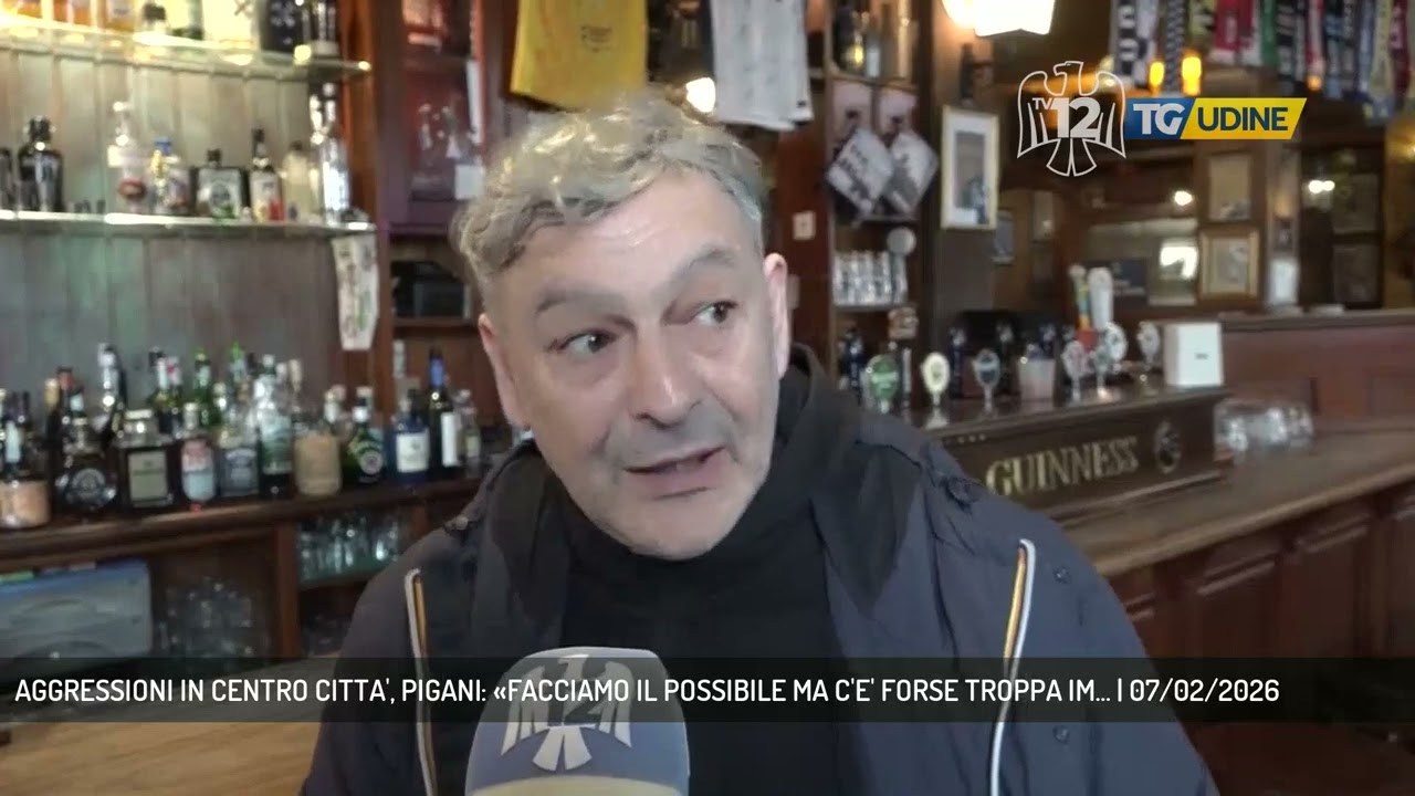 AGGRESSIONI IN CENTRO CITTA', PIGANI: «FACCIAMO IL POSSIBILE MA C'E' FORSE TROPPA IM... | 07/02/2026