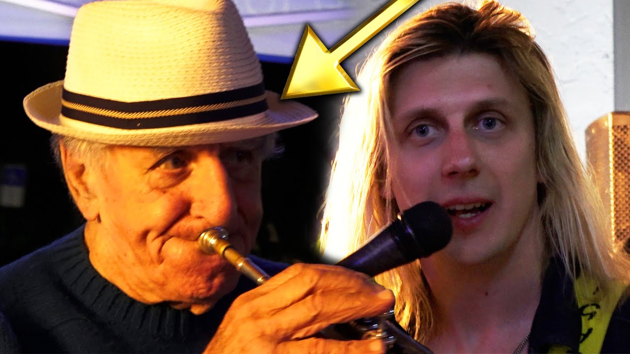 95 Year Old Trumpet Player Comes on Stage Mid Song and Steals the Show