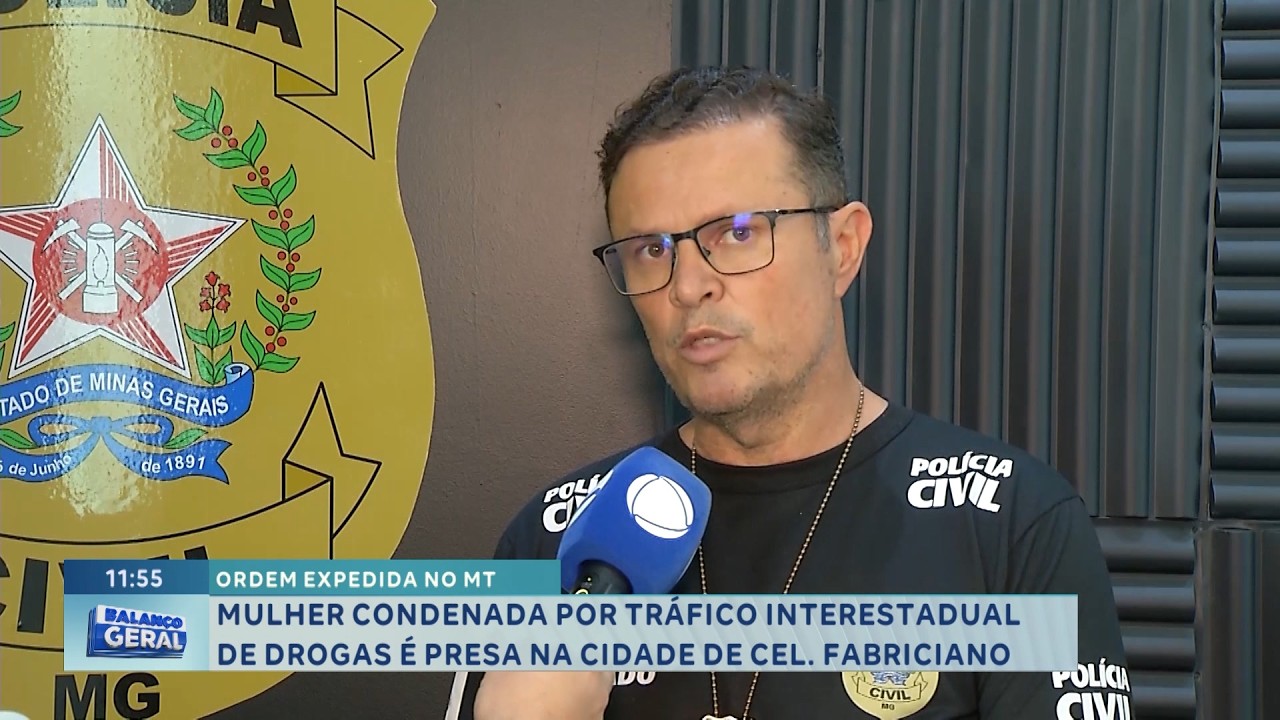 Ordem expedida no MT: Mulher condenada por tráfico interestadual é presa em Cel. Fabriciano.