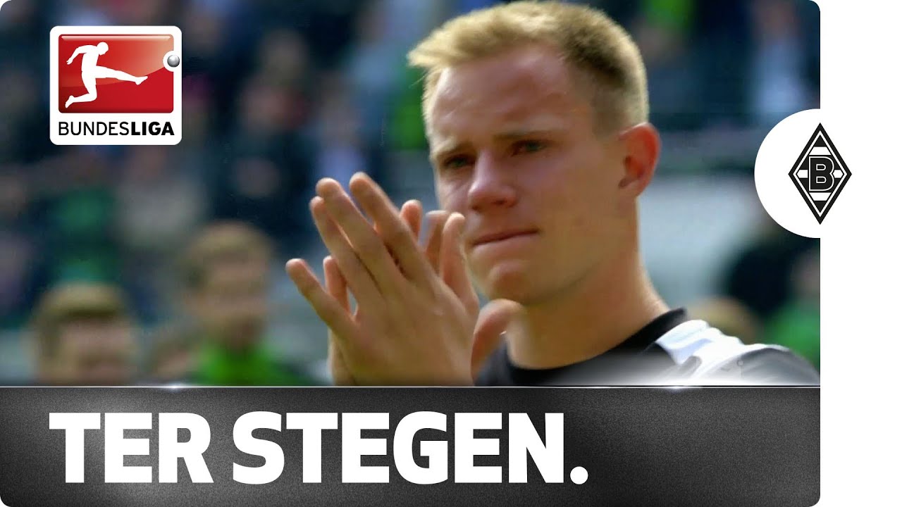 Tearful Ter Stegen Waves Goodbye to Mönchengladbach