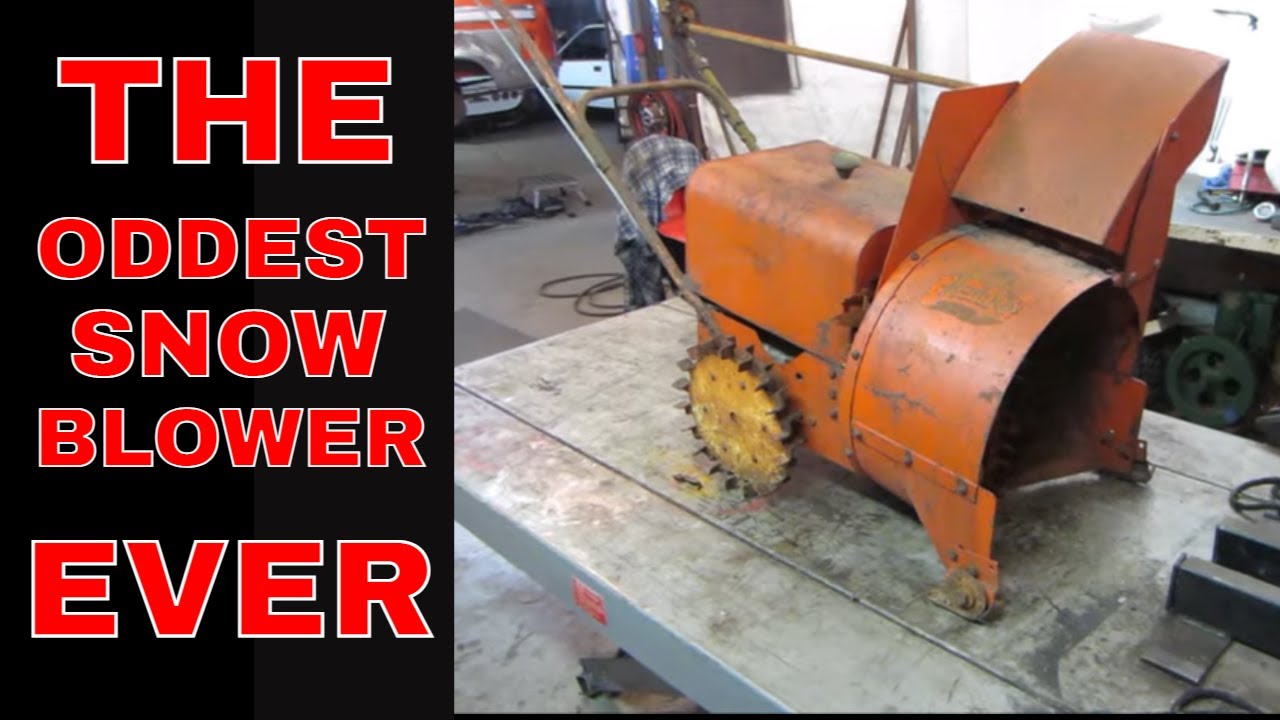 Abandoned antique Snowblower, Can It Be Saved?