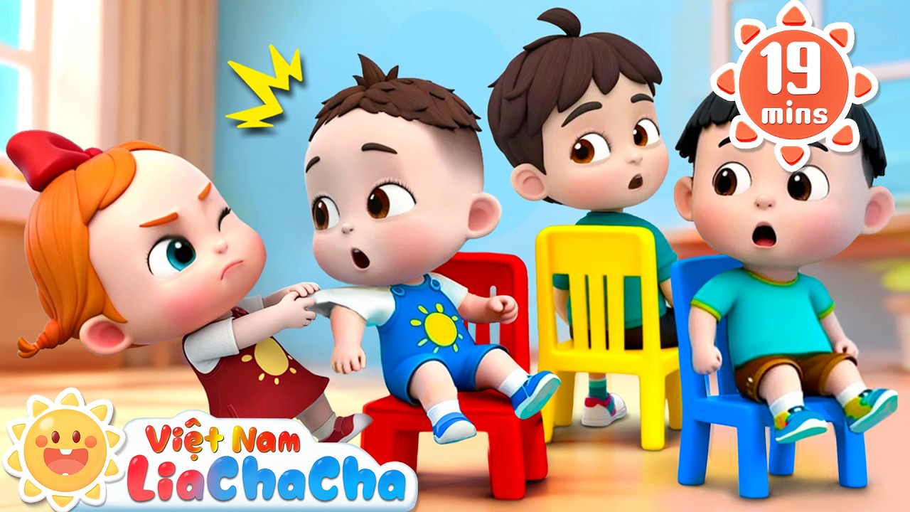 🪑 Trò chơi ghế âm nhạc thú vị | Trò chơi vui nhộn | LiaChaCha - Ca Nhạc Thiếu Nhi Việt Nam