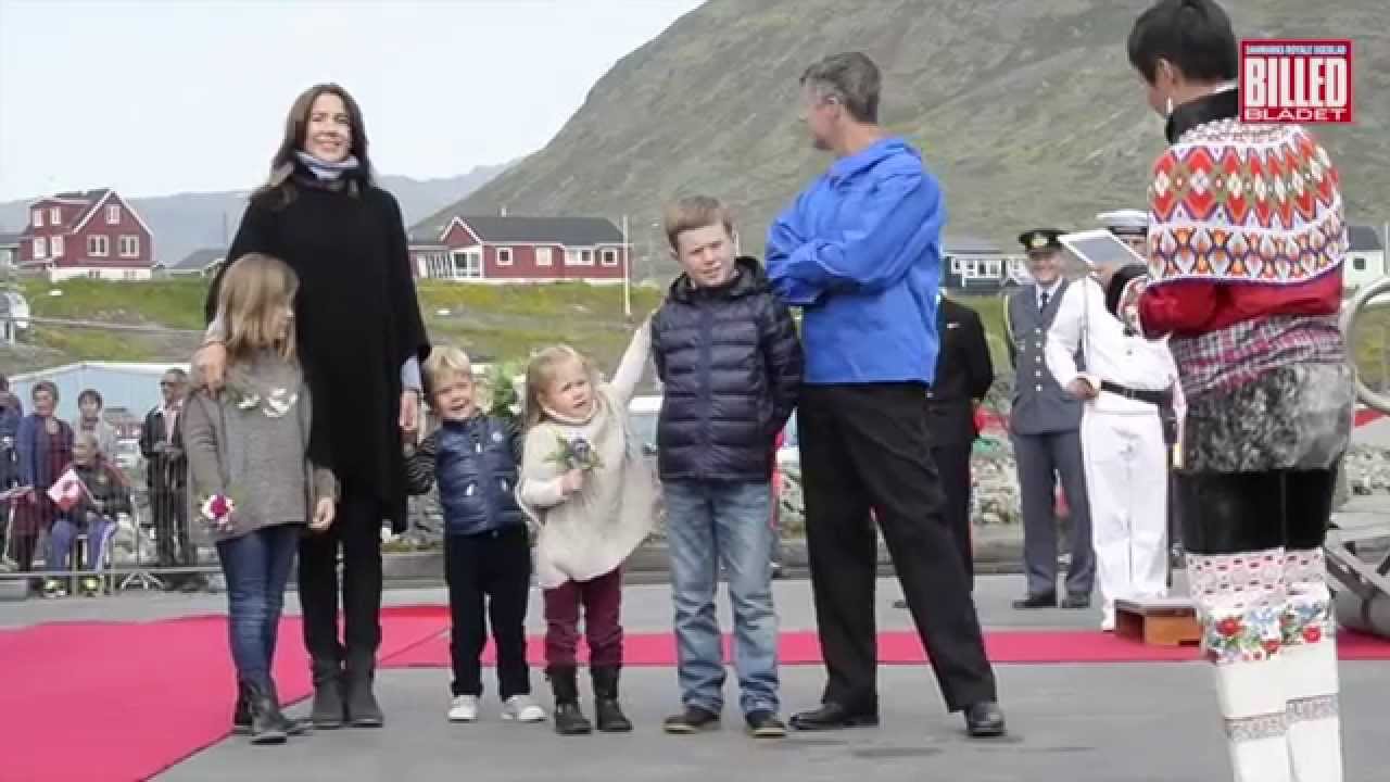 Kronprins Frederik og familien i Narsaq, Alluitsup Paa og Nanortalik