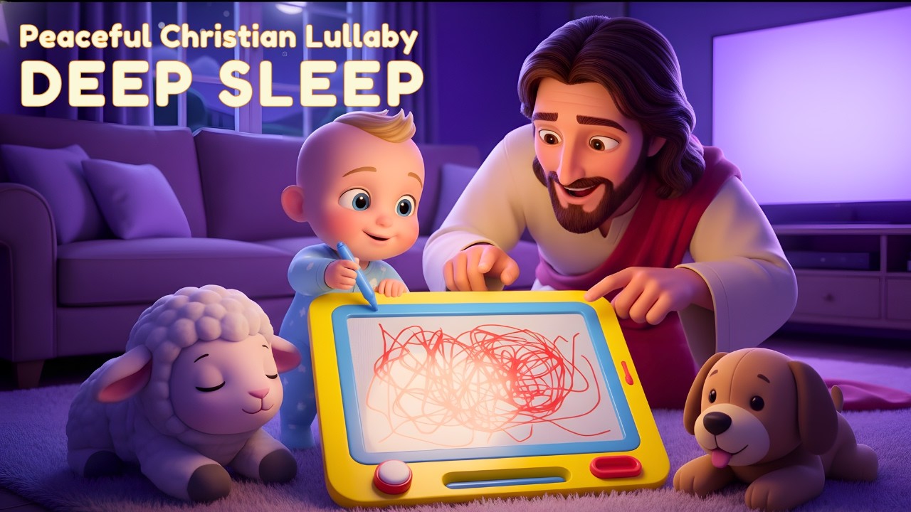 🕊️ God’s Gentle Light at Night | Christian Lullabies for Babies