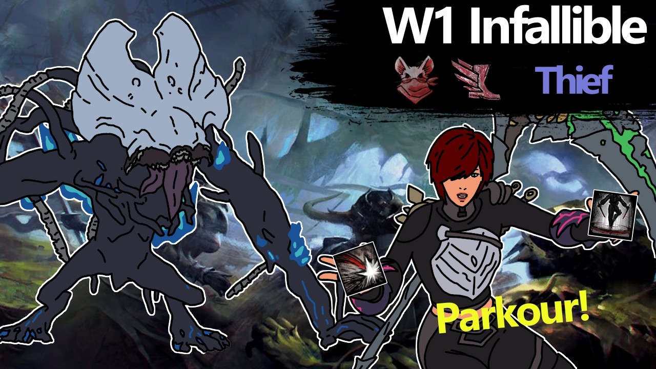 GW2 - W1 Infallible - Power Alac Antiquary (+ Skip Daredevil)