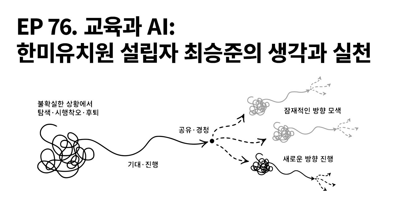 EP 76. 교육과 AI: 한미유치원 설립자 최승준의 생각과 실천