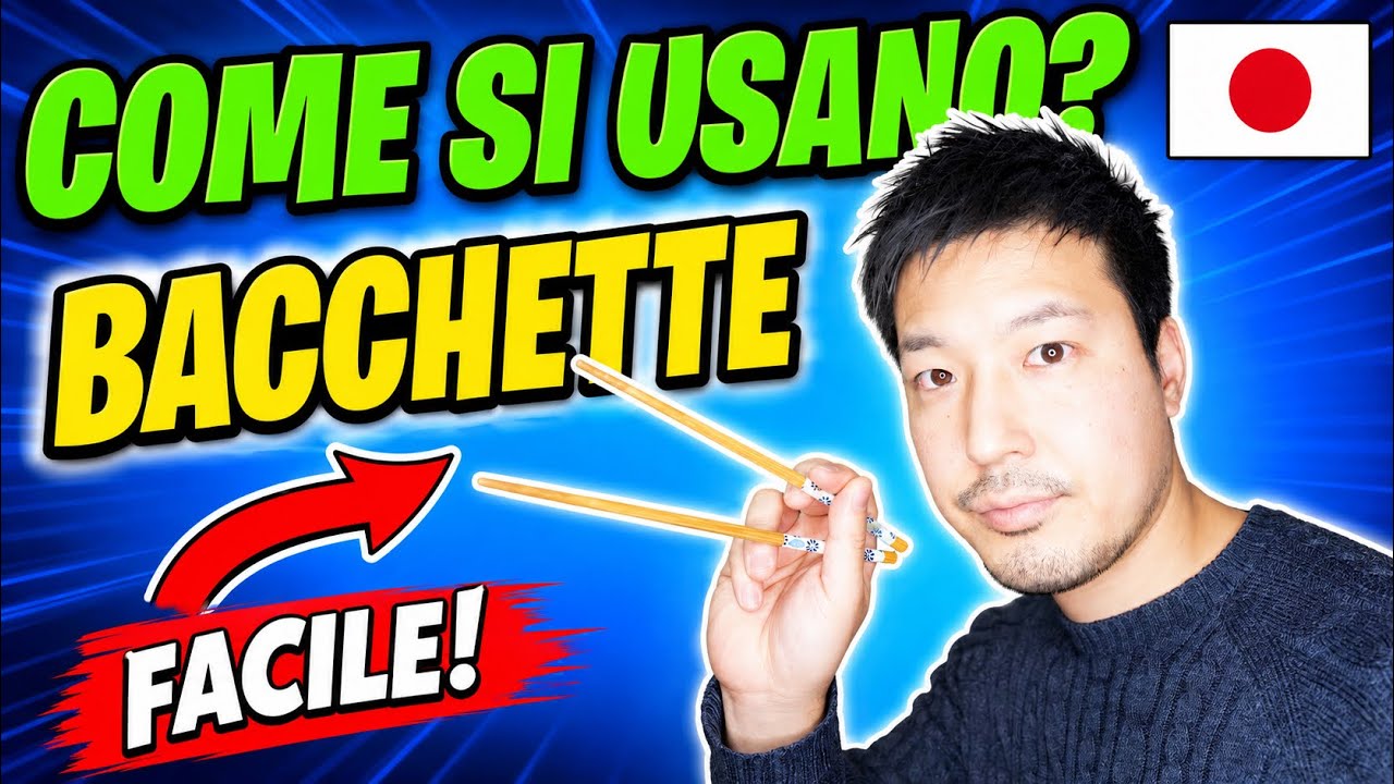 【TUTORIAL】COME USARE LE BACCHETTE ? GIAPPONESE INSEGNA IL METODO 😎✌🏻🇯🇵