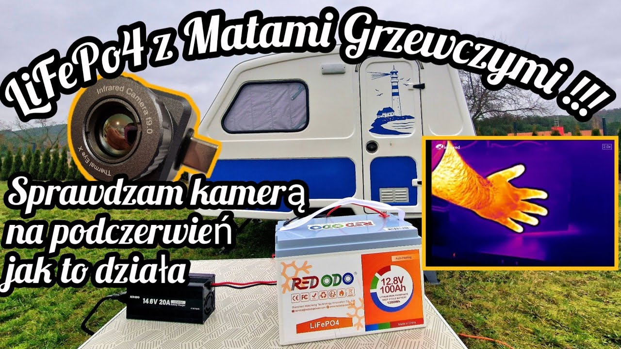 #202 Akumulator LiFePo4 z Matami Grzewczymi w Podczerwieni