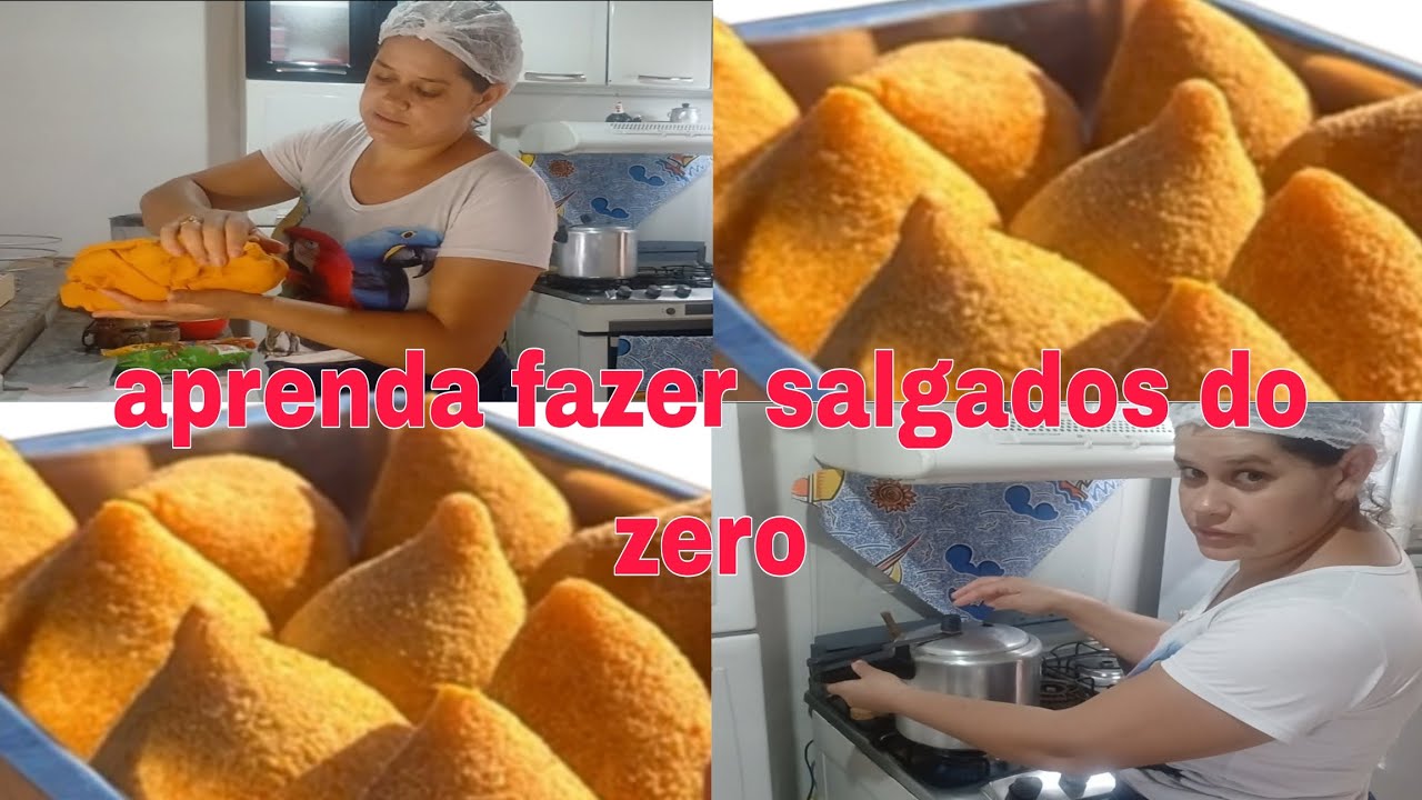 Como fazer coxinha pra vender...