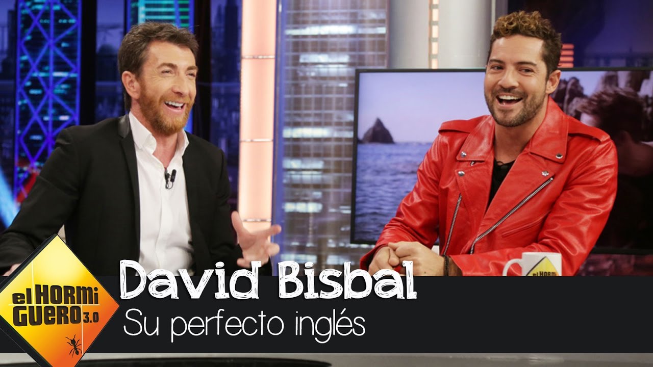 Alucinamos con el perfecto inglés de David Bisbal - El Hormiguero 3.0