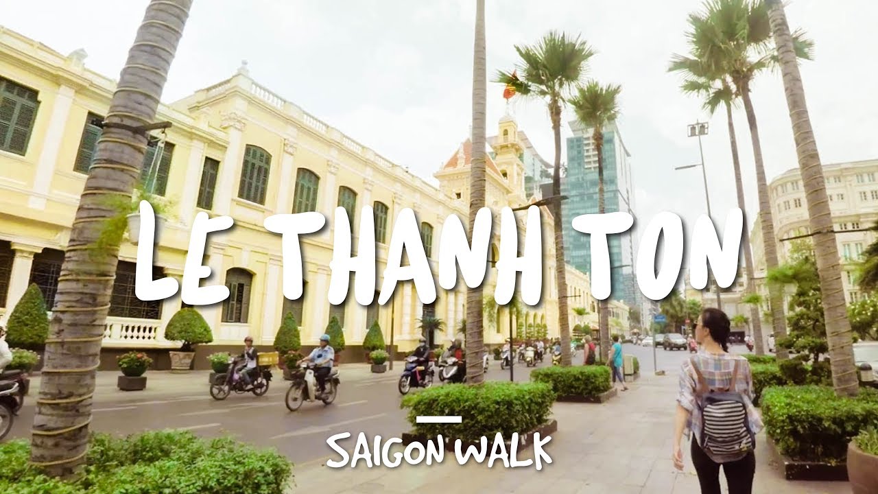 Saigon Walk with Commentary: Le Thanh Ton, District 1, Ho Chi Minh City, Vietnam [4K]