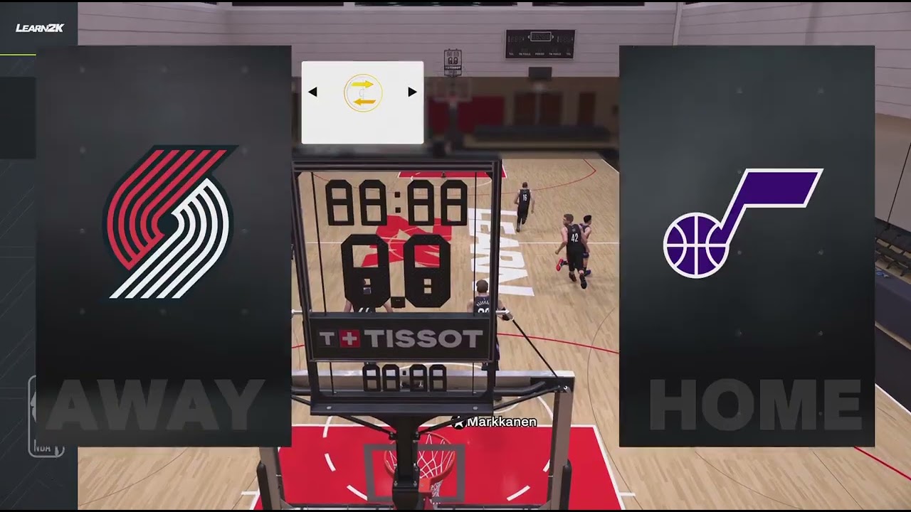 NBA 2K26 Nathan Bokin Team Jazz Vs Christian Roz Team Trailblazers
